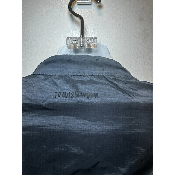 Travis Mathew Jacket Mens Large Black Zip-Up Golf Wind Breaker - Picture 5 of 6